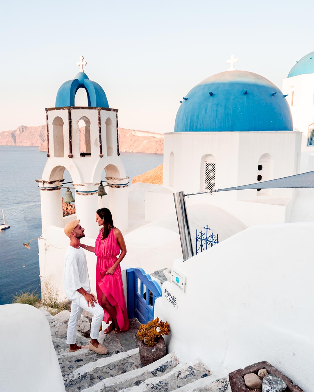 Blue Domes Oia best spots